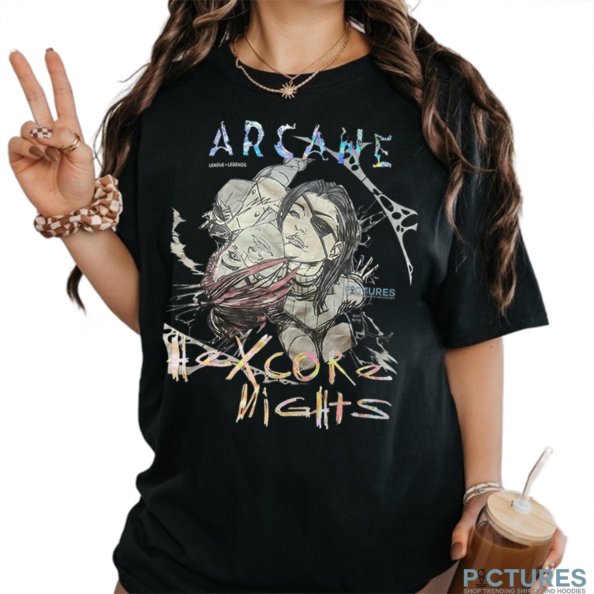 Arcane Hexcore Nights League Of Legends T Shirt