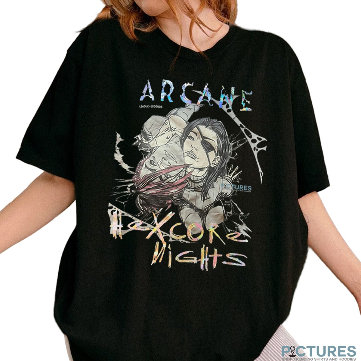 Arcane Hexcore Nights League Of Legends T Shirt