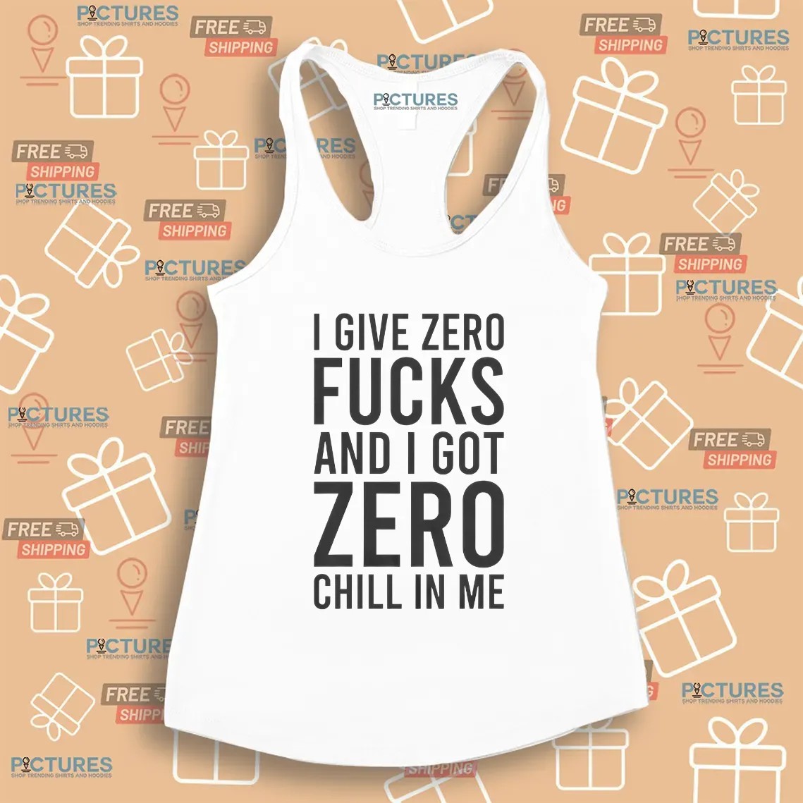 Ariana Grande I Give Zero Fucks And I Got Zero Chill In Me T Shirt