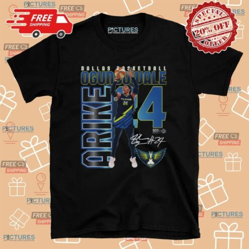 Arike Ogunbowale Dallas Wings Basketball No 4 Player Number T Shirt