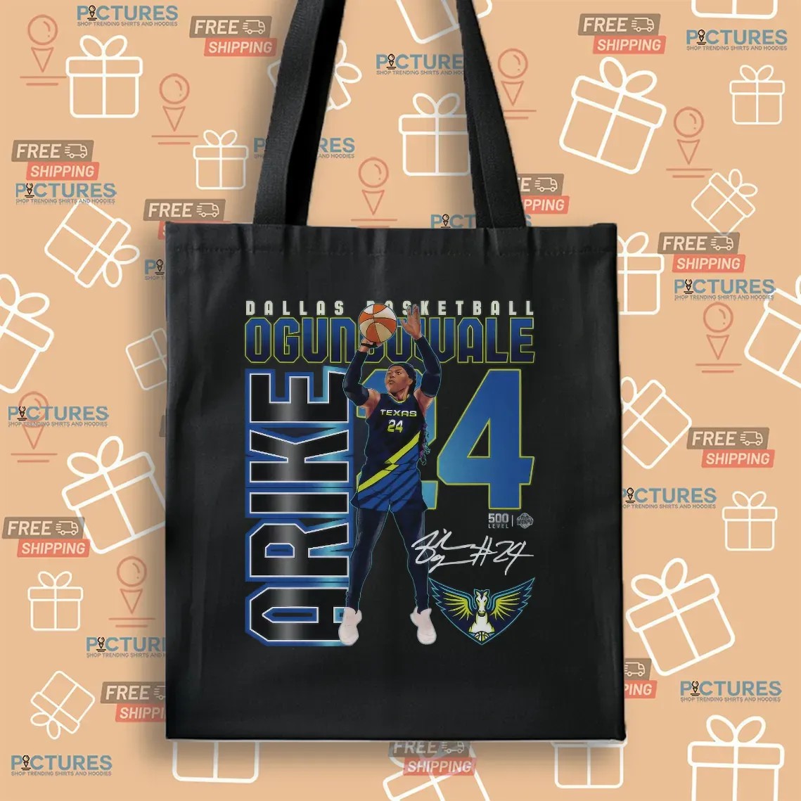 Arike Ogunbowale Dallas Wings Basketball No 4 Player Number T Shirt
