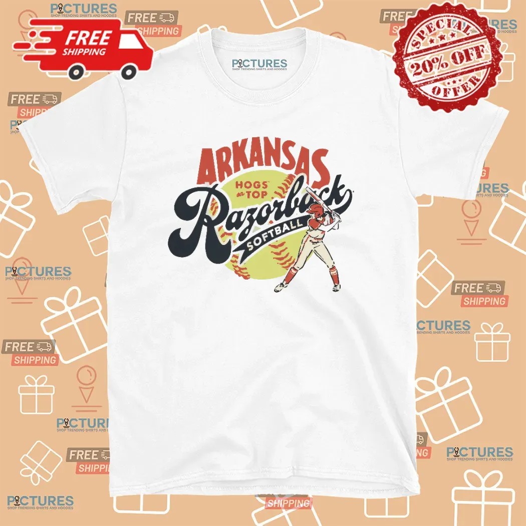 Arkansas Razorback Softball Hogs On Top T Shirt