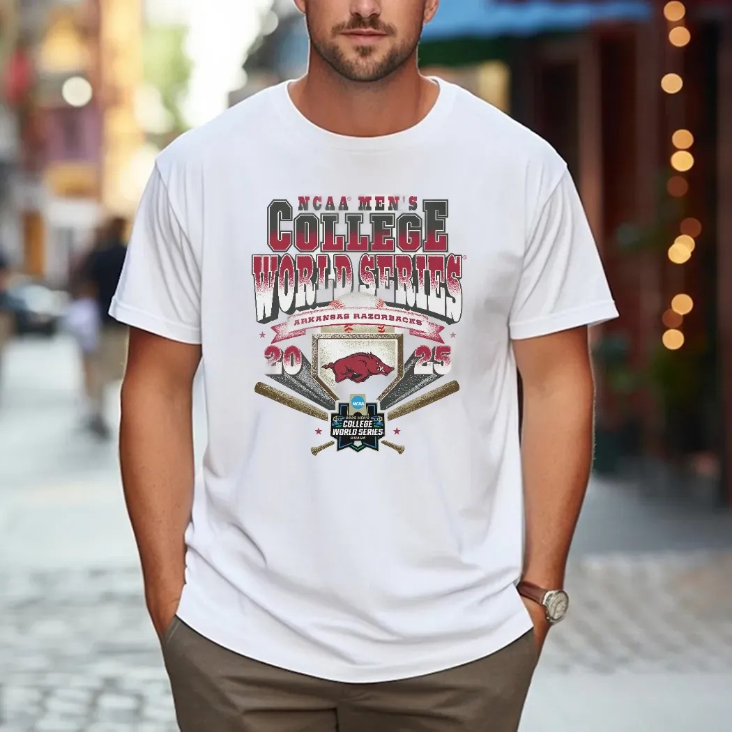 Arkansas Razorbacks Baseball NCAA Men's College World Series 2025 T Shirt