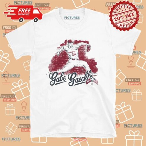 Arkansas Razorbacks Gabe Gaeckle Pitcher T Shirt