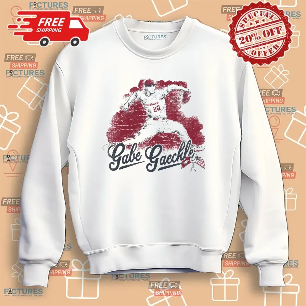 Arkansas Razorbacks Gabe Gaeckle Pitcher T Shirt Arkansas Razorbacks Gabe Gaeckle Pitcher T Shirt