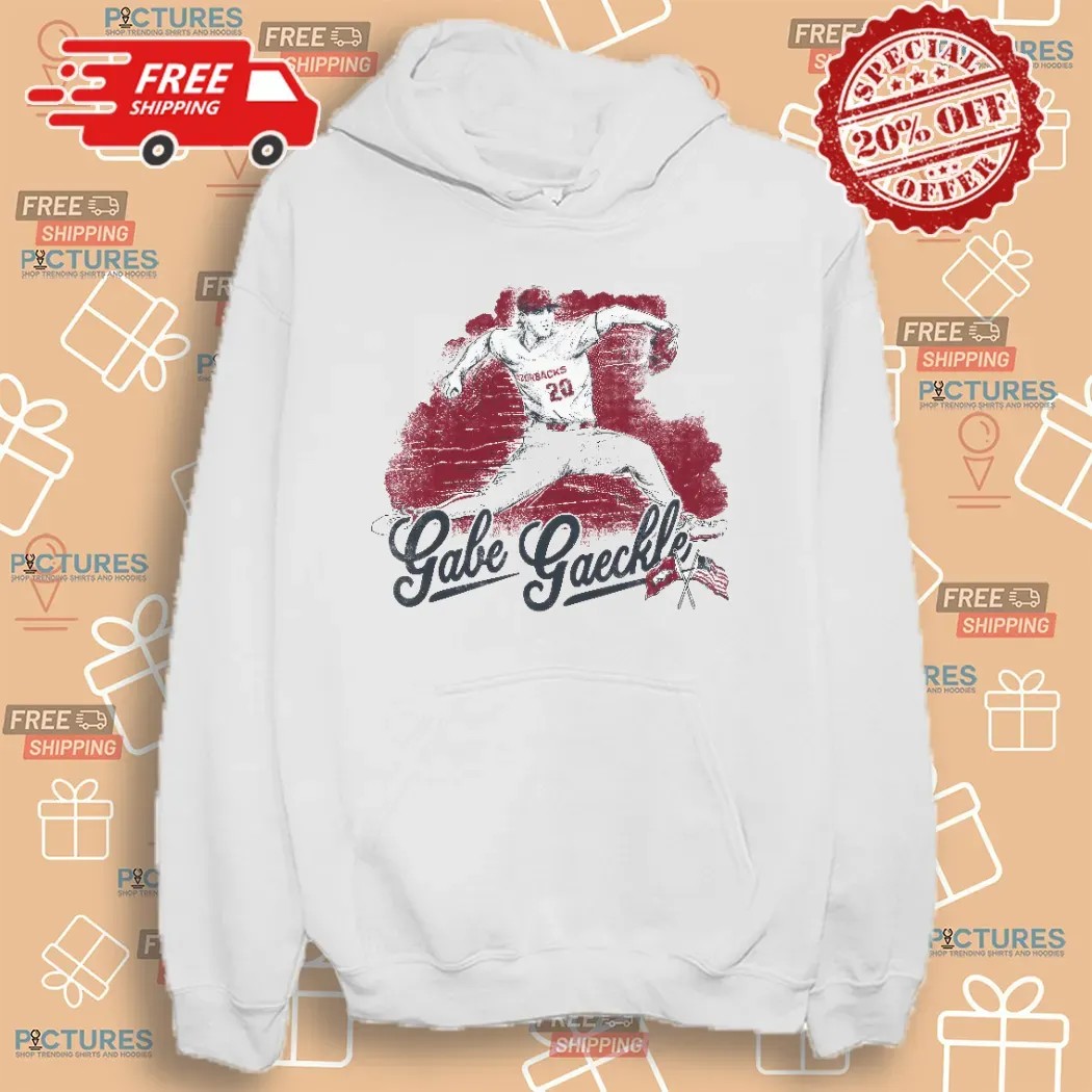 Arkansas Razorbacks Gabe Gaeckle Pitcher T Shirt Arkansas Razorbacks Gabe Gaeckle Pitcher T Shirt