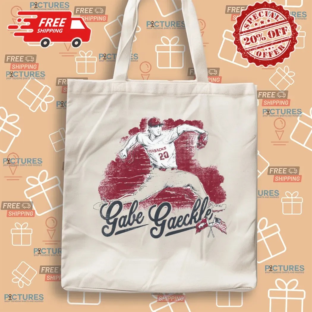 Arkansas Razorbacks Gabe Gaeckle Pitcher T Shirt Arkansas Razorbacks Gabe Gaeckle Pitcher T Shirt