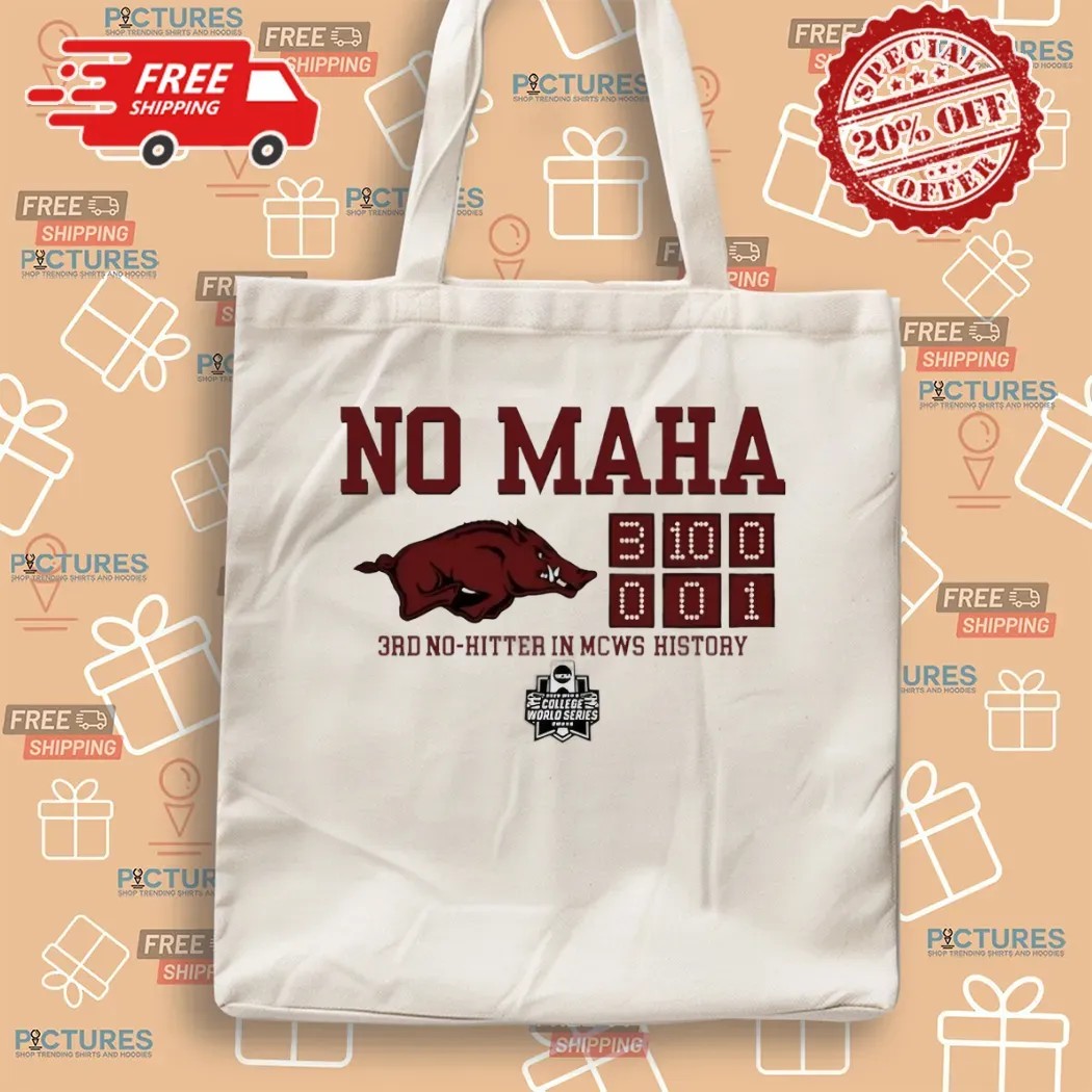 Arkansas Razorbacks No-Maha 3rd No Hitter in MCWS History College World Series T Shirt
