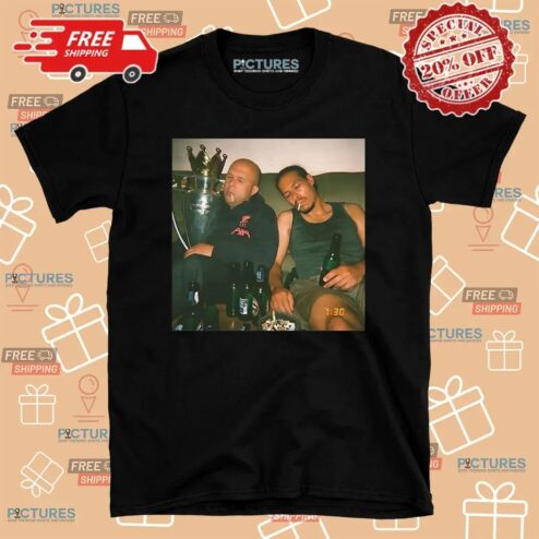 Arne Slot And Virgil Van Dijk Smoking Drunk Champions Vintage T Shirt