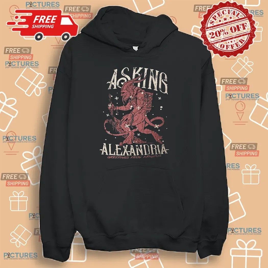 Asking Alexandria Greetings From Krampus Vintage T Shirt