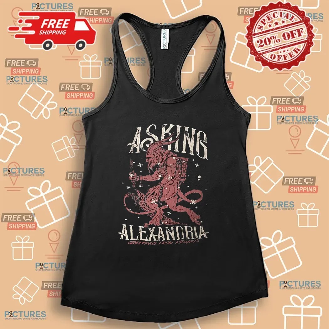 Asking Alexandria Greetings From Krampus Vintage T Shirt