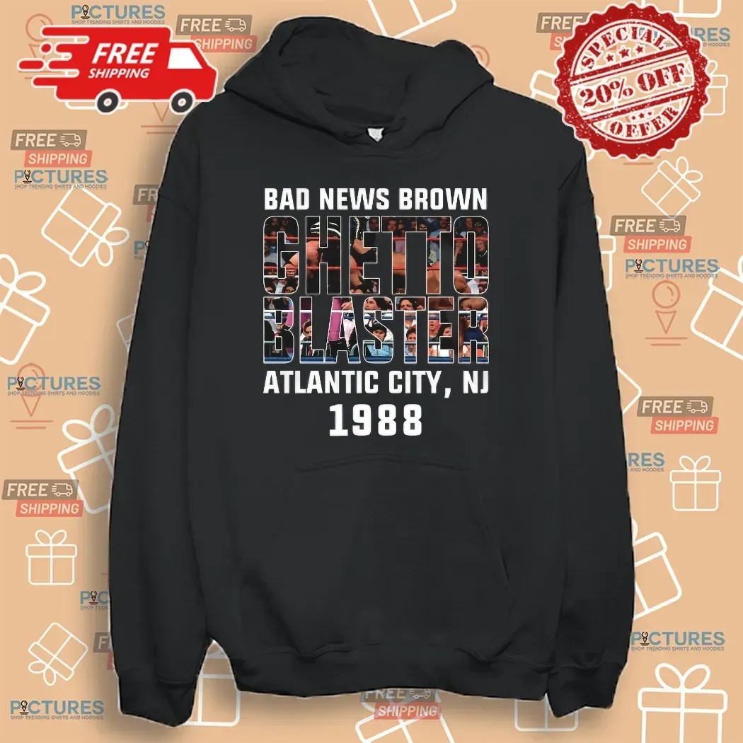 Bad News Brown Chetic Blaster Atlantic City NJ 1988 T Shirt Bad News Brown Chetic Blaster Atlantic City NJ 1988 T Shirt