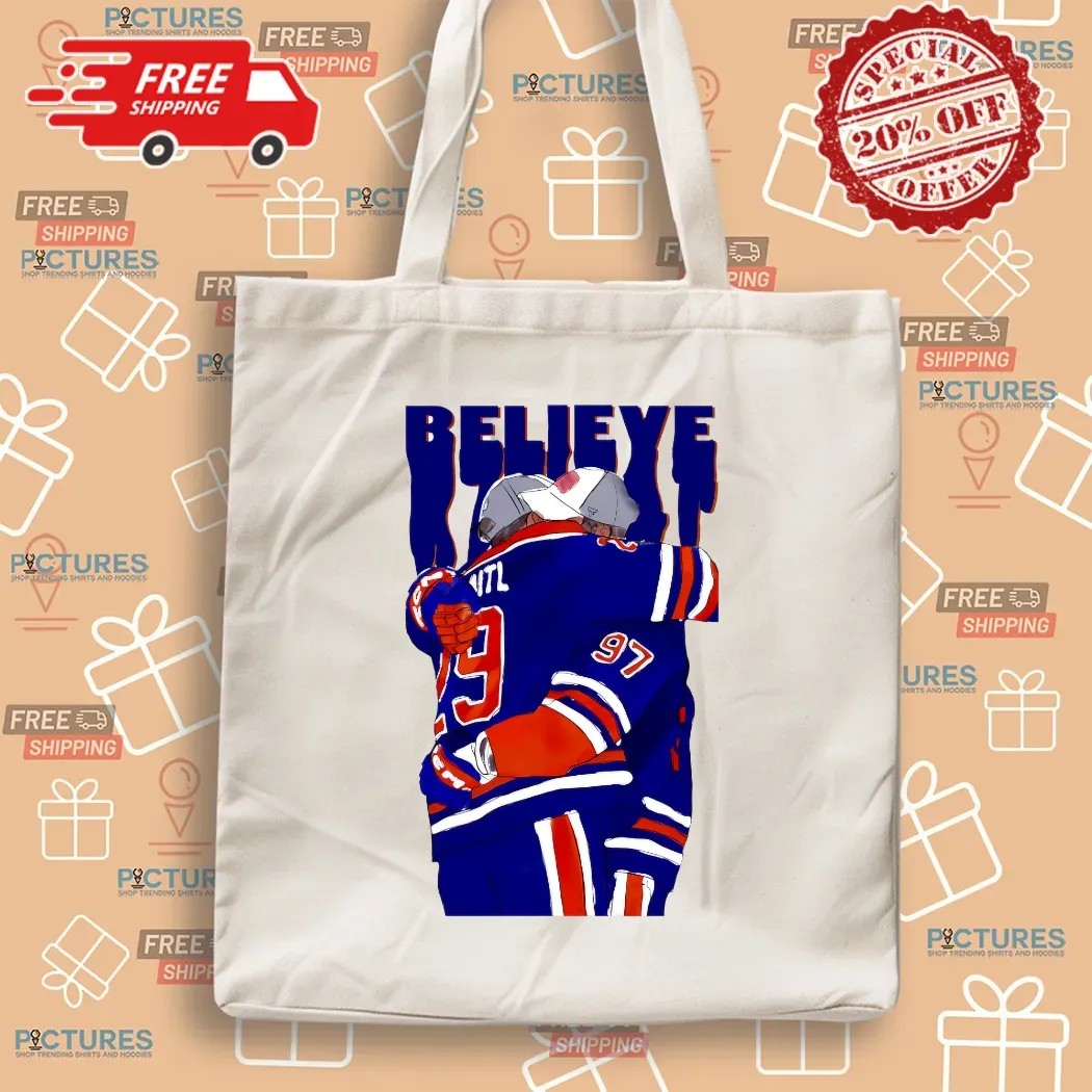 Believe Edmonton Oilers Hockey Connor Mcdavid Hugging Leon Draisaitl T Shirt Believe Edmonton Oilers Hockey Connor Mcdavid Hugging Leon Draisaitl T Shirt