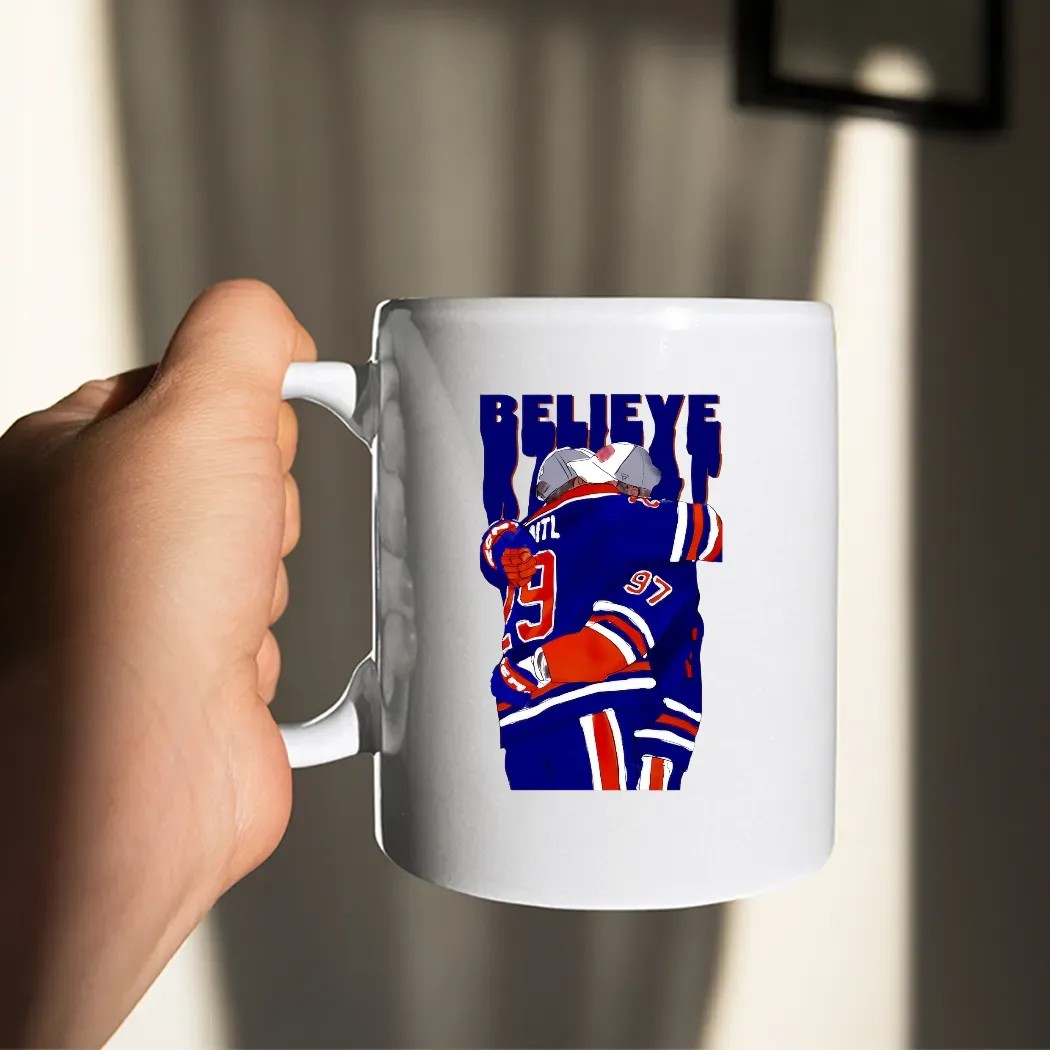 Believe Edmonton Oilers Hockey Connor Mcdavid Hugging Leon Draisaitl T Shirt Believe Edmonton Oilers Hockey Connor Mcdavid Hugging Leon Draisaitl T Shirt