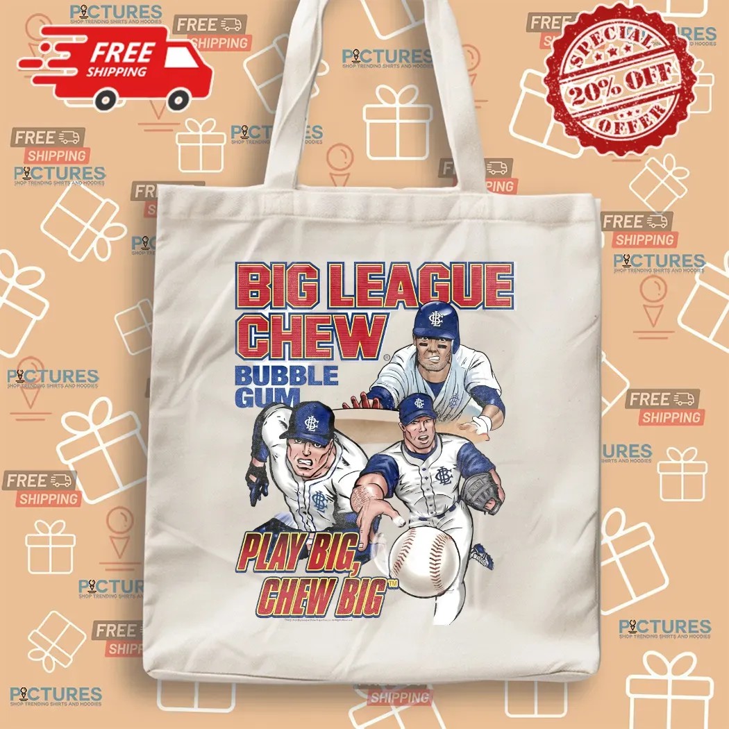 Big League Chew Bubble Gum Play Big Chew Big Baseball T Shirt