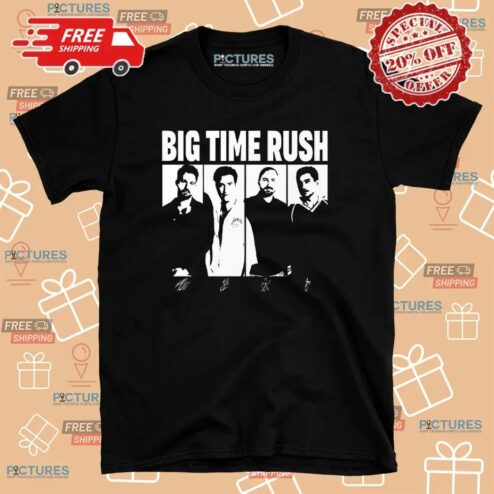 Big Time Rush Tour 2025 Signature T Shirt