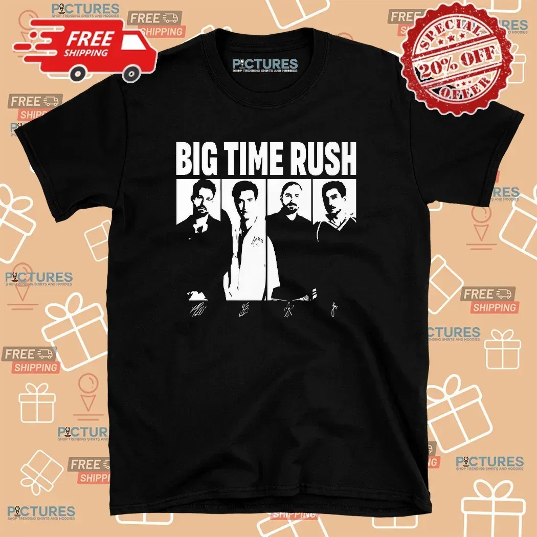 Big Time Rush Tour 2025 Signature T Shirt
