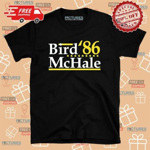 Bird McHale ’86 Boston Celtics Basketball T Shirt