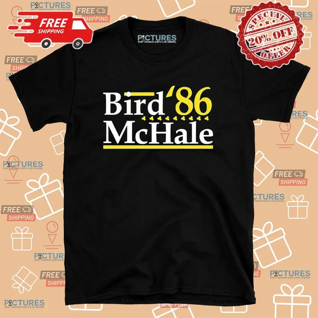 Bird McHale ’86 Boston Celtics Basketball T Shirt
