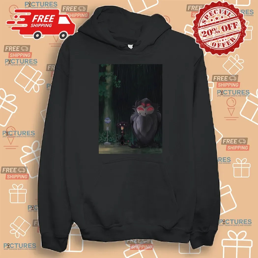 Blitzo Meet Stolas The Garden Of The Forest 𝐇𝐞𝐥𝐥𝐮𝐯𝐚𝐛𝐨𝐬𝐬 My Neighbor Totoro T Shirt