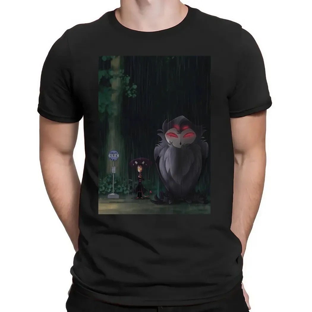 Blitzo Meet Stolas The Garden Of The Forest 𝐇𝐞𝐥𝐥𝐮𝐯𝐚𝐛𝐨𝐬𝐬 My Neighbor Totoro T Shirt
