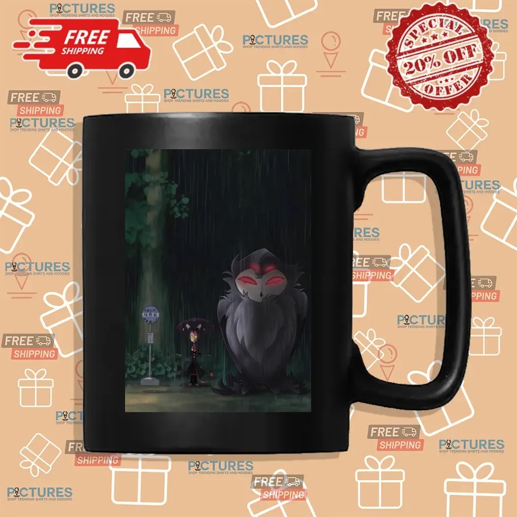 Blitzo Meet Stolas The Garden Of The Forest 𝐇𝐞𝐥𝐥𝐮𝐯𝐚𝐛𝐨𝐬𝐬 My Neighbor Totoro T Shirt