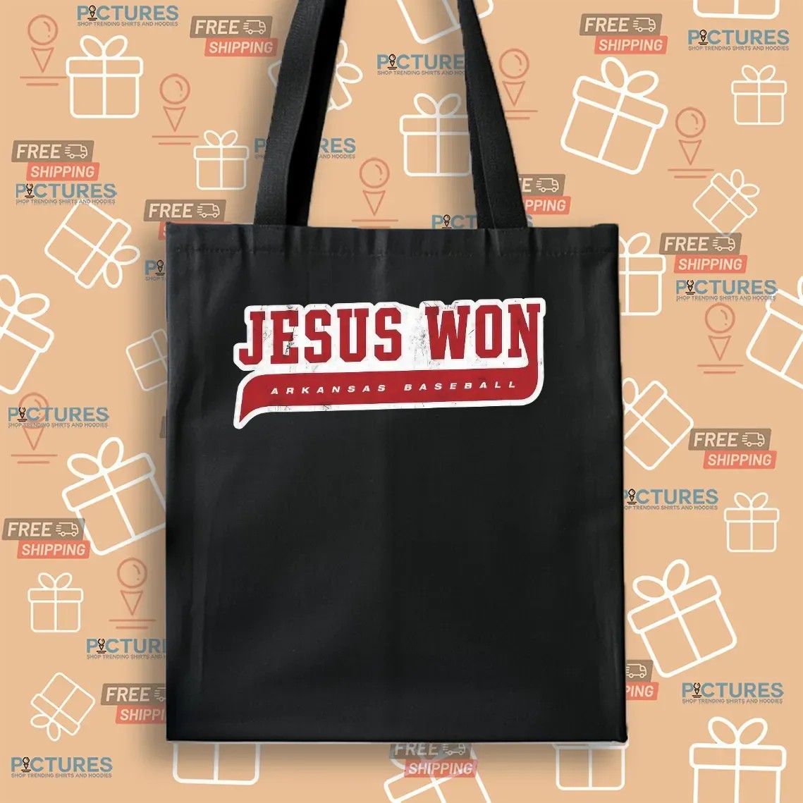 Bobby Wernes Arkansas Razorbacks Baseball Wearing Jesus Won T Shirt