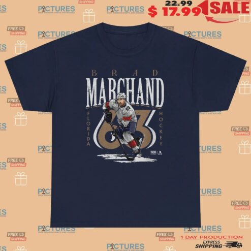 Brad Marchand Florida Panthers Hockey Name Number T Shirt