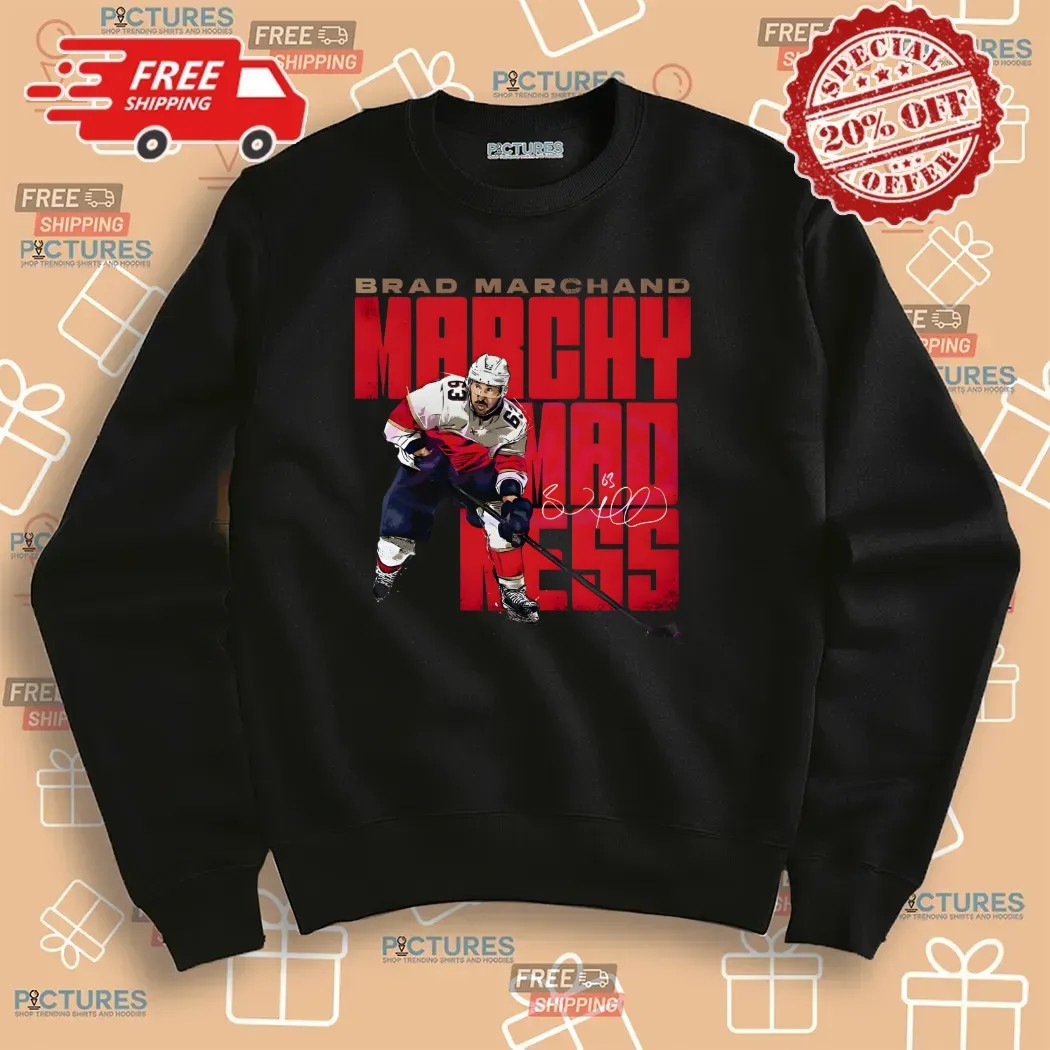 Brad Marchand Marchy Madness Florida Panthers Player Signature T Shirt