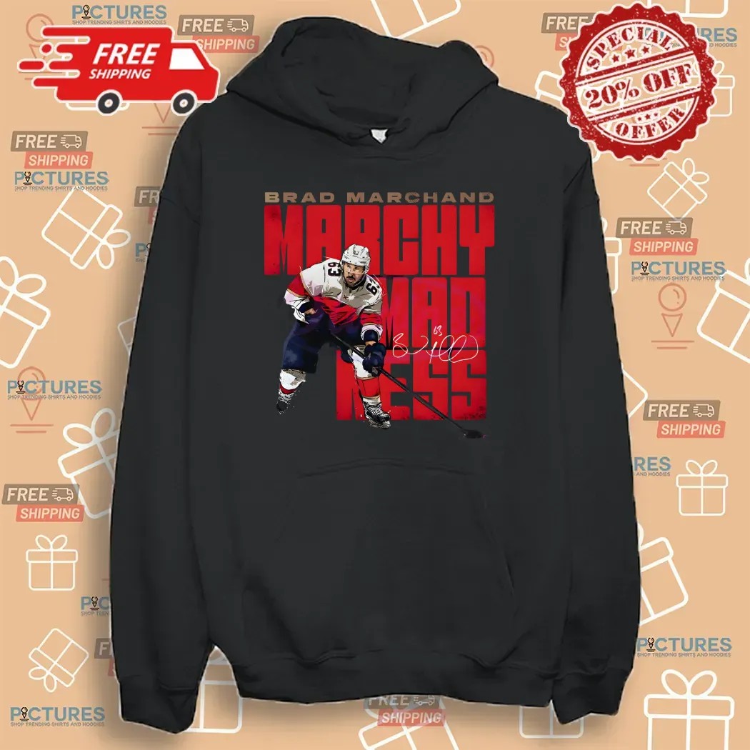 Brad Marchand Marchy Madness Florida Panthers Player Signature T Shirt