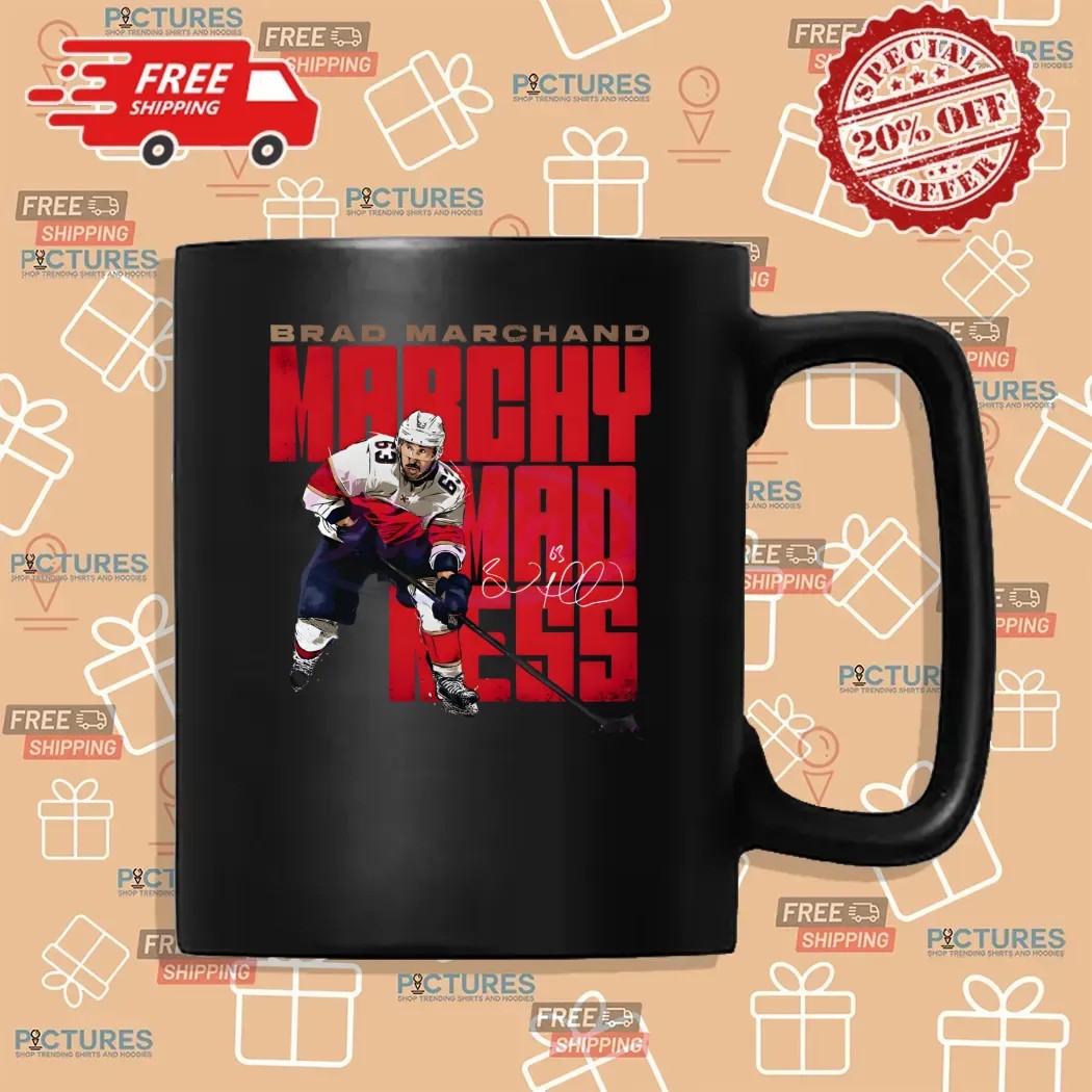 Brad Marchand Marchy Madness Florida Panthers Player Signature T Shirt