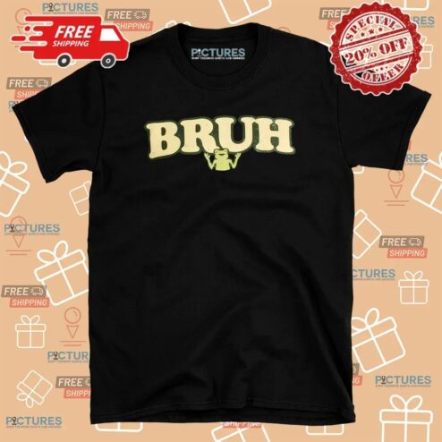 Bruh Frog Graphic T Shirt