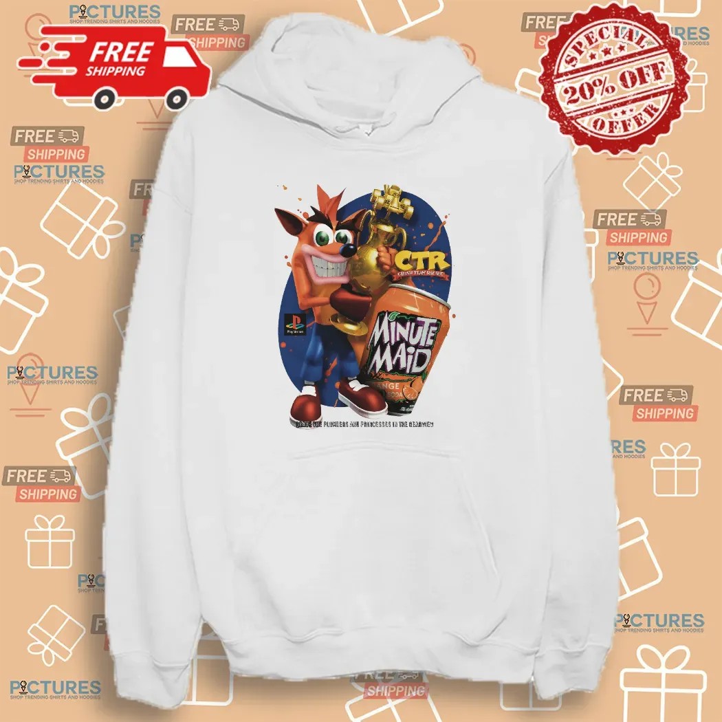 CTR Crash Team Racing Minute Maid Leave The Plumbers And Princesses In The Rearview T Shirt