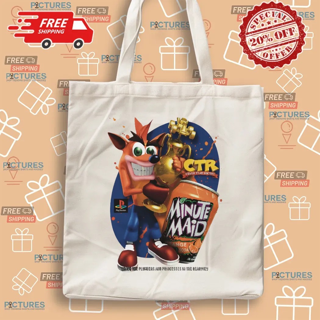 CTR Crash Team Racing Minute Maid Leave The Plumbers And Princesses In The Rearview T Shirt