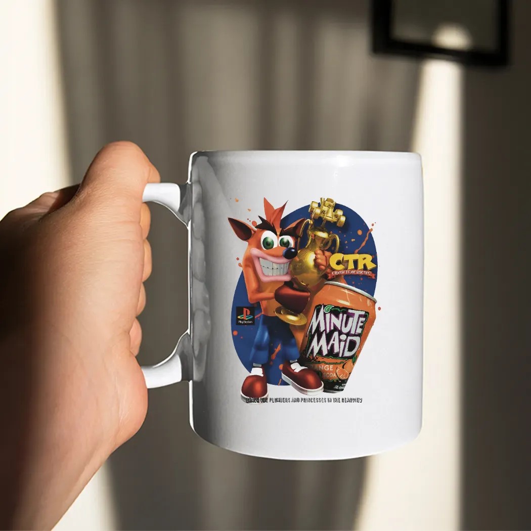 CTR Crash Team Racing Minute Maid Leave The Plumbers And Princesses In The Rearview T Shirt