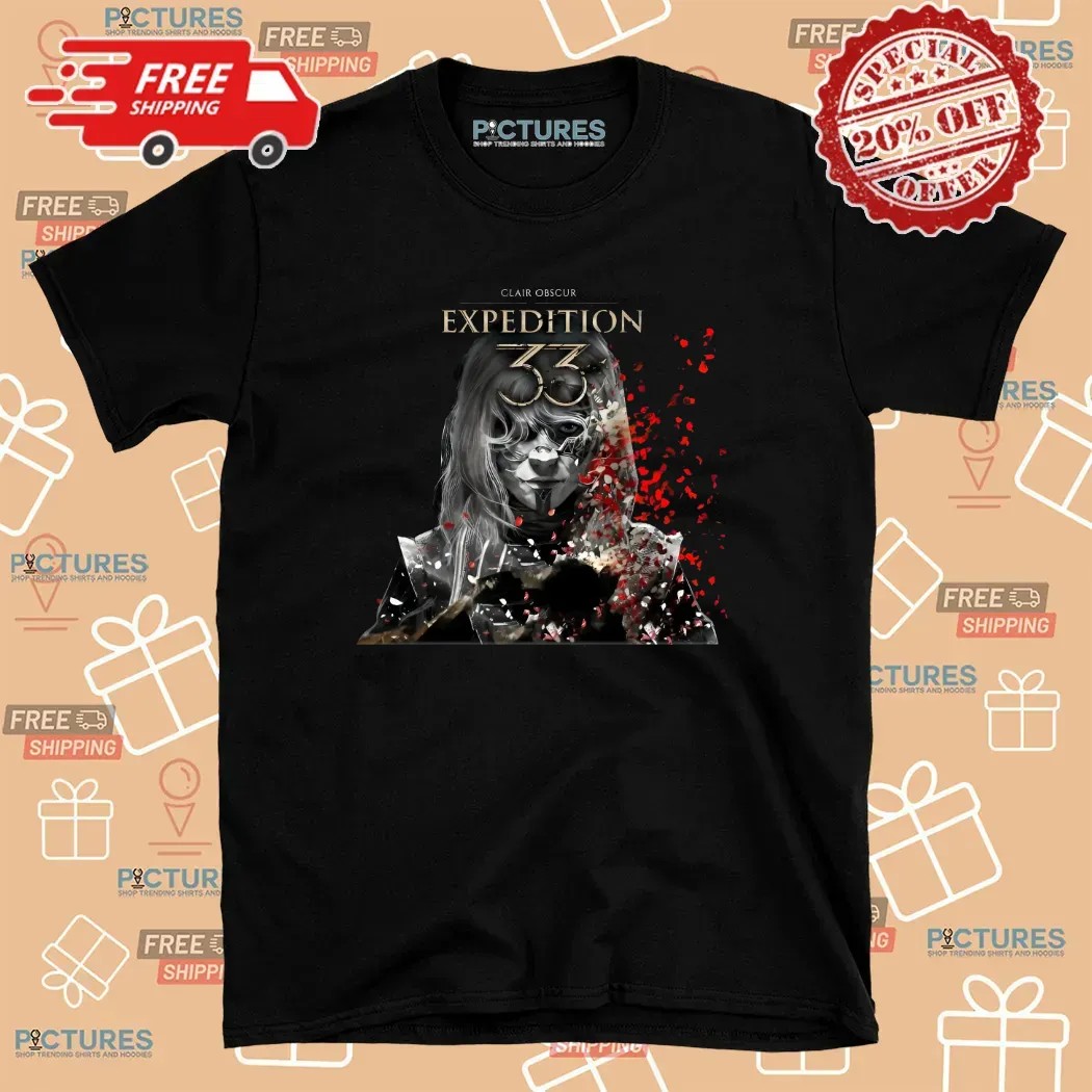 Clair Obscur Expedition 33 Main Character Video Game T Shirt