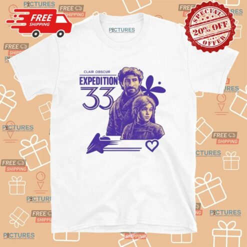 Clair Obscur Expedition 33 Vintage Portrait T Shirt