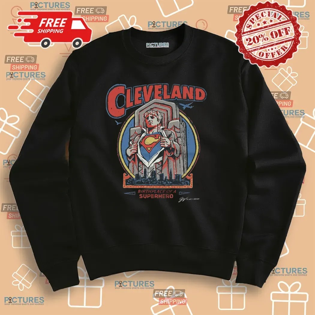 Cleveland Super Guardian Birthplace Of A Superhero Graphic T Shirt Cleveland Super Guardian Birthplace Of A Superhero Graphic T Shirt