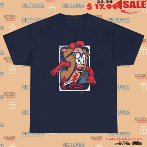 Cleveland Team Ketchup Hotdog T Shirt