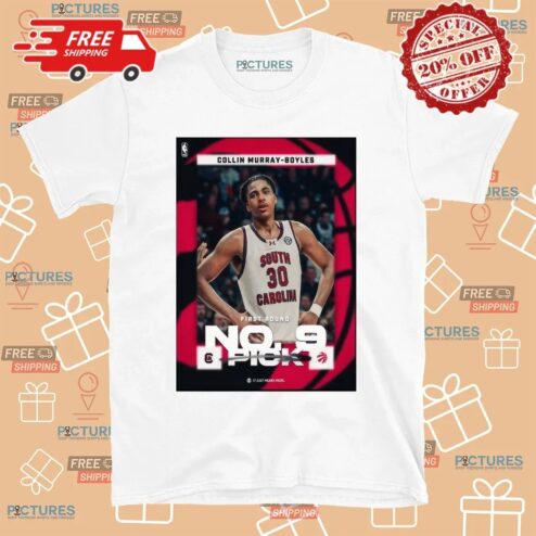 Collin Murray-Boyles Select By Toronto Raptors With The Round 1 Pick 9 In NBA Draft 2025 T Shirt