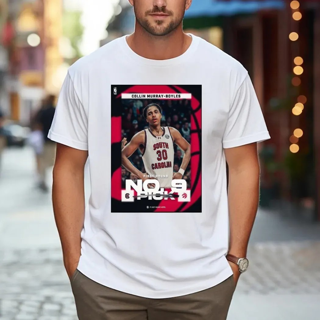 Collin Murray-Boyles Select By Toronto Raptors With The Round 1 Pick 9 In NBA Draft 2025 T Shirt