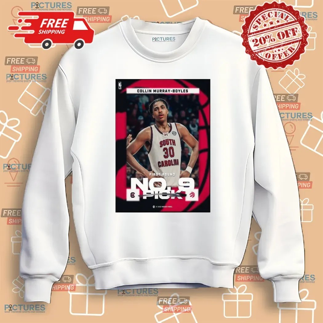 Collin Murray-Boyles Select By Toronto Raptors With The Round 1 Pick 9 In NBA Draft 2025 T Shirt