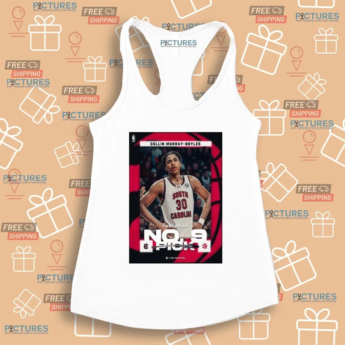 Collin Murray-Boyles Select By Toronto Raptors With The Round 1 Pick 9 In NBA Draft 2025 T Shirt