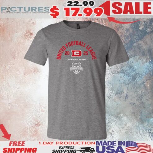 DC Defenders 2025 UFL Championship Game United Football League T Shirt