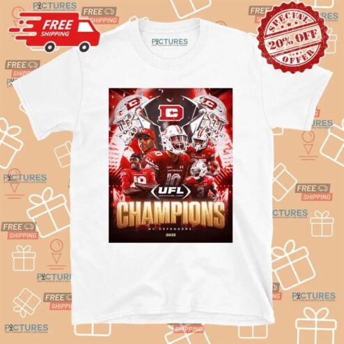 DC Defenders Are The 2025 UFL Champions T Shirt