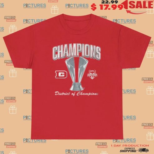 DC Defenders football 2025 UFL Champions District Of Champions T Shirt