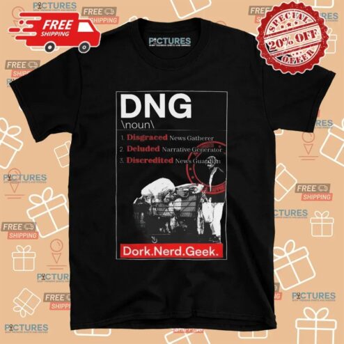 DNG Definition Dork Nerd Geek T Shirt