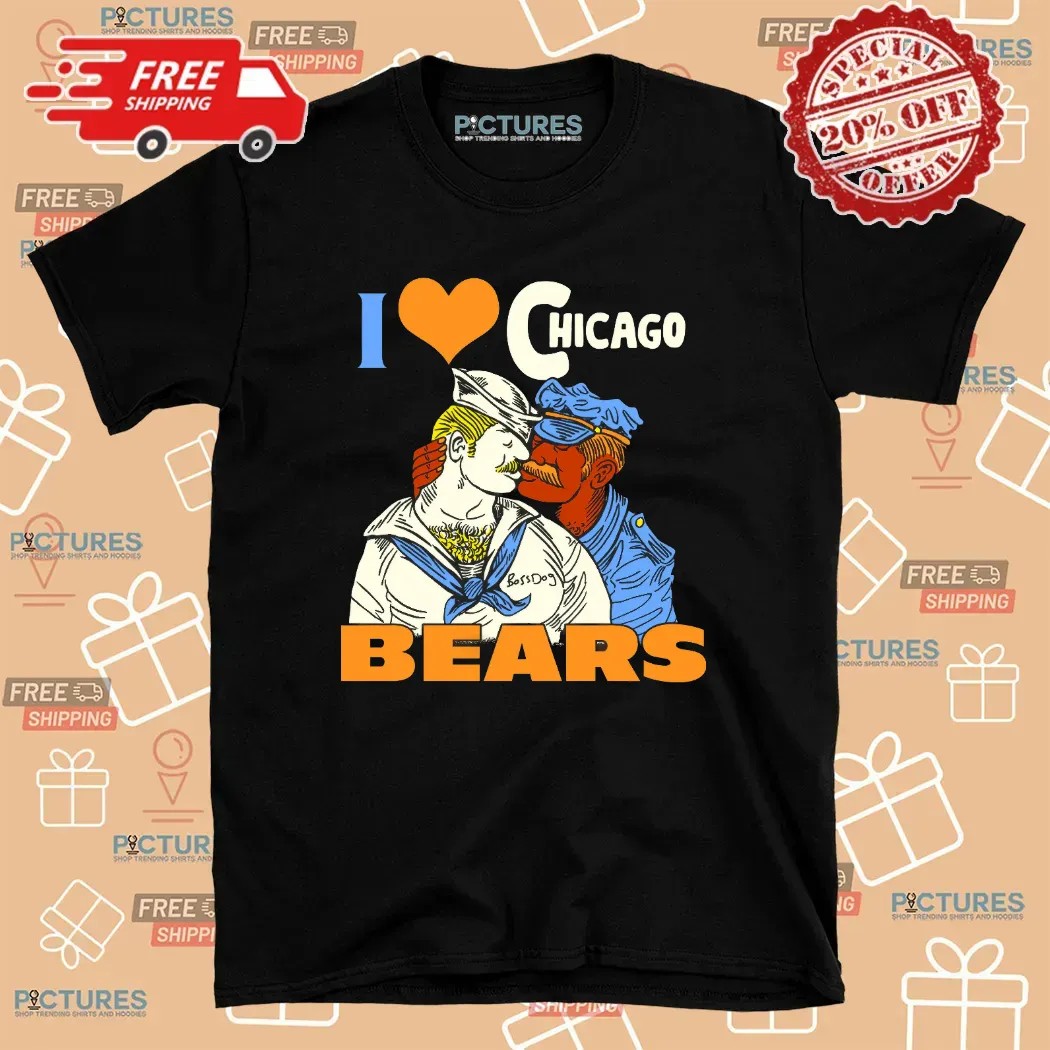 Da Bears I Love Chicago T Shirt