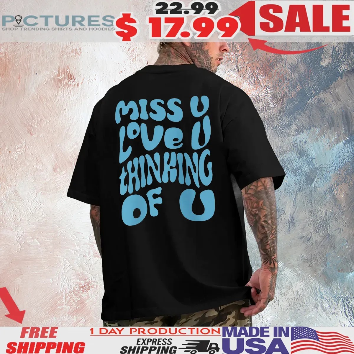 Dalton Mauldin Miss You Love You Thinking Of You T Shirt