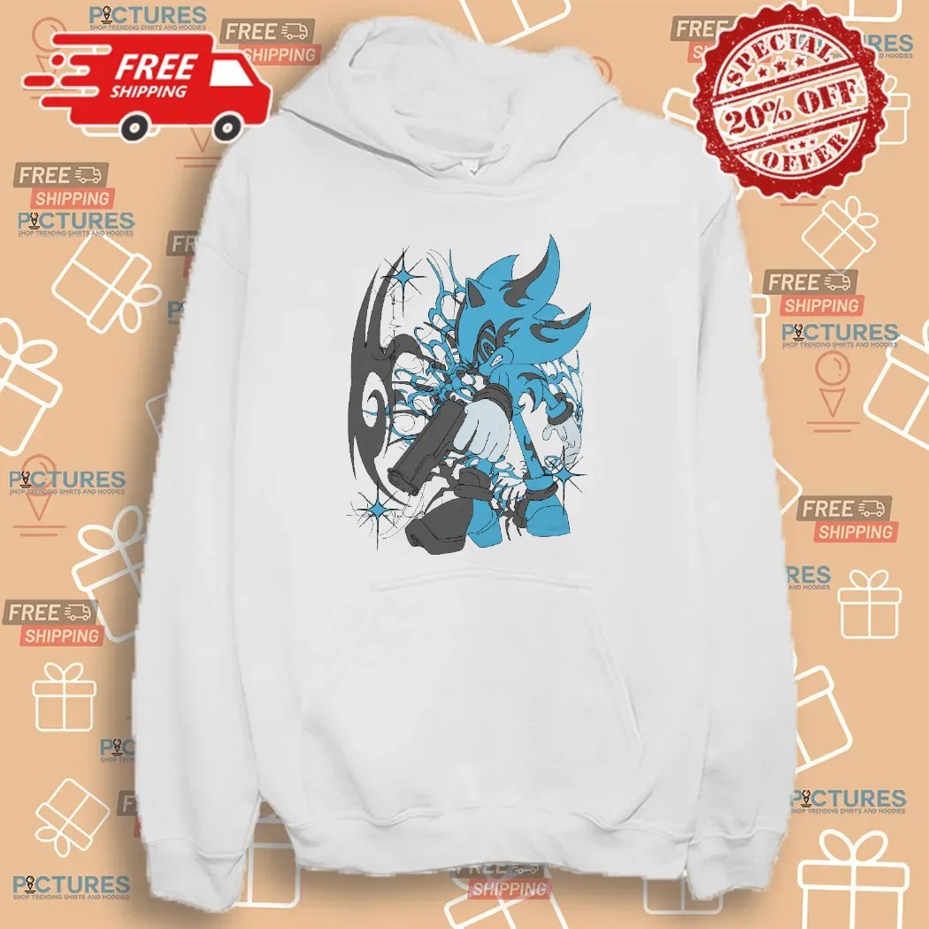 Dark Sonic Drip Guncore Graffiti Vaporwave T Shirt